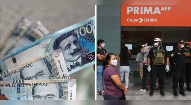 Cronograma de retiro de AFP Prima.