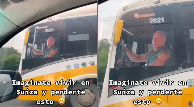 La divertida escena se hizo viral en redes sociales. La divertida escena se hizo viral en redes sociales.