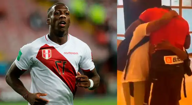 Luis Advíncula se reencontró con sus hijos tras seis meses.