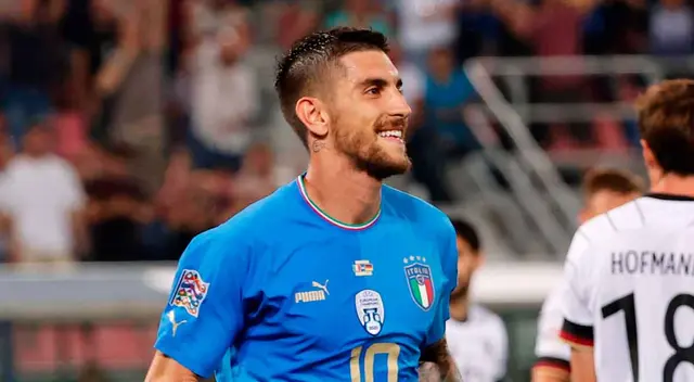 Lorenzo Pellegrini puso el 1-0 en Alemania vs. Italia.