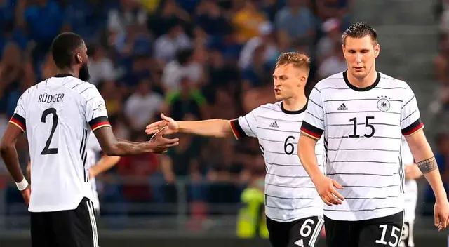 Joshua Kimmich anotó el 1-1 final entre Alemania vs. Italia. Joshua Kimmich anotó el 1-1 final entre Alemania vs. Italia.