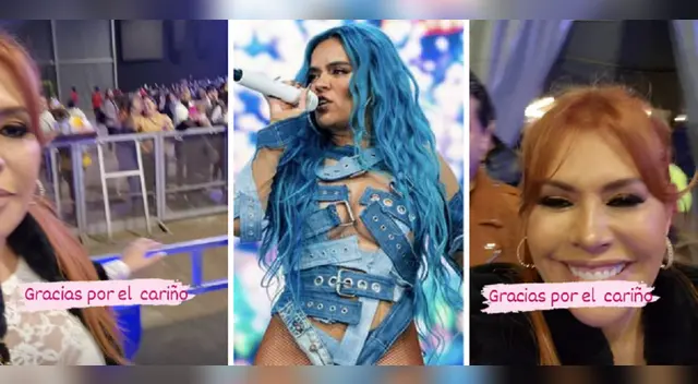 Magaly Medina fue al concierto de Karol G. Magaly Medina fue al concierto de Karol G.