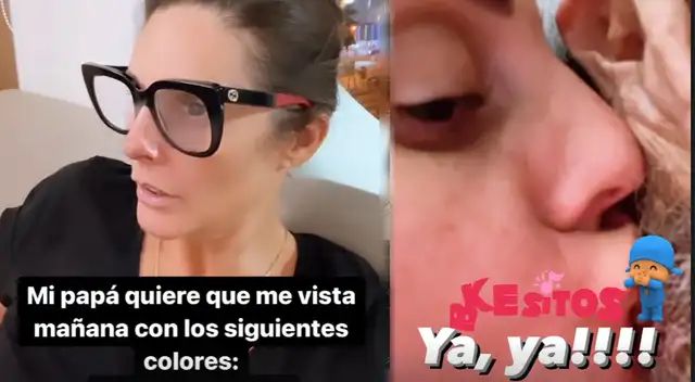 Rebeca Escribens vuelve a su bloque de Espectáculos, luego que su padre fuera internado.