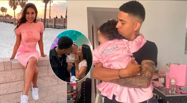 Samahara Lobatón viaja a USA, y deja a su pequeña junto a su padre.