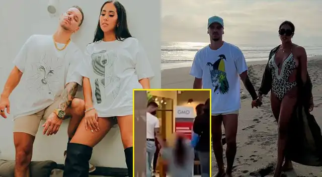 Melissa Paredes y Anthony Aranda pasean como familia feliz tomados de la mano de hija de Gato Cuba.