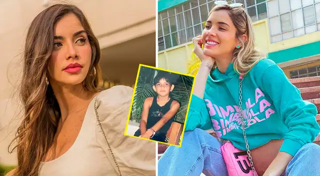 Korina Rivadeneira revela fotos de su infancia.