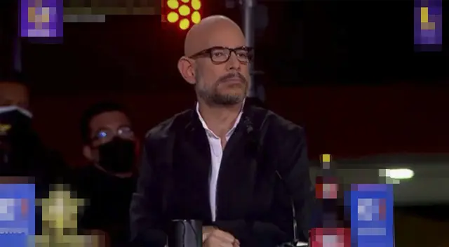 Ricardo Morán no quiso bailar EN VIVO.