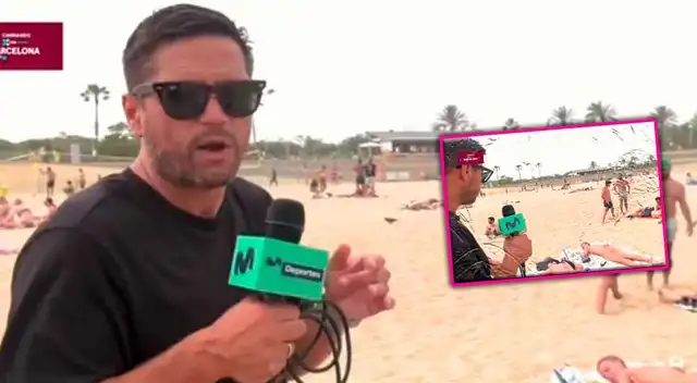 El reportero de Movistar Deportes recorrió las playas de Barcelona y se quedó maravillado. El reportero de Movistar Deportes recorrió las playas de Barcelona y se quedó maravillado.