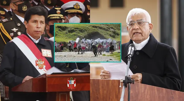 Pedro Castillo buscó a la iglesia para poder llegar a la conciliación en Las Bambas. Pedro Castillo buscó a la iglesia para poder llegar a la conciliación en Las Bambas.