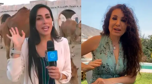 Reportera pone parche a Janet Barboza.