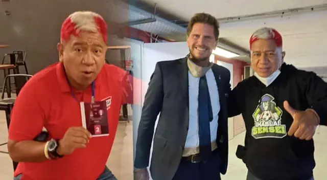 Silvio Valencia ya no formará parte de Exitosa por altercado con Christian Cueva. Al lado, el Sensei aparece con Sebastián 'Pollo' Vignolo.