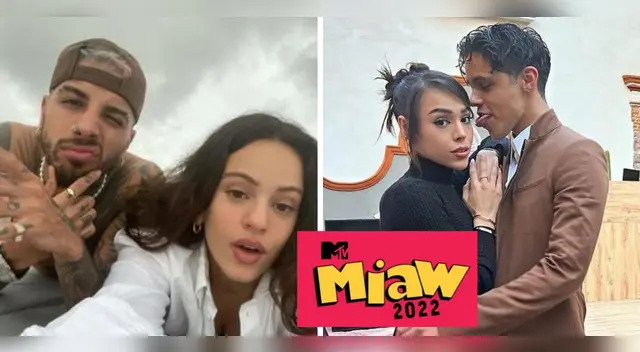 Parejas nominadas a los Premios MTV MIAW 2022. Parejas nominadas a los Premios MTV MIAW 2022.