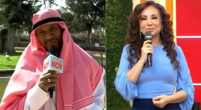 Janet Barboza se  burla del viaje de Giselo al extranjero.