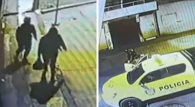 Todo quedó registrado en cámaras de seguridad.