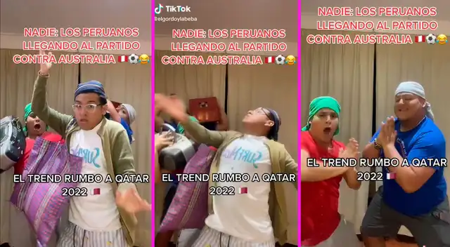 Los hinchas peruanos hicieron de las suyas en TikTok.