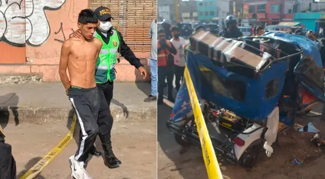 Delincuentes huían en mototaxi y policía intentaba frustra el asalto. Delincuentes huían en mototaxi y policía intentaba frustra el asalto.