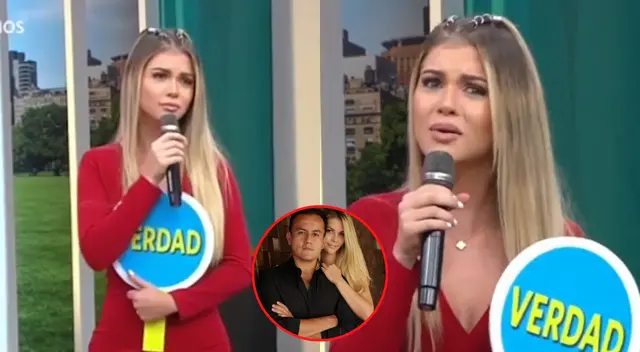 Brunella Horna pone en duda si tendrá un futuro con Richard Acuña.