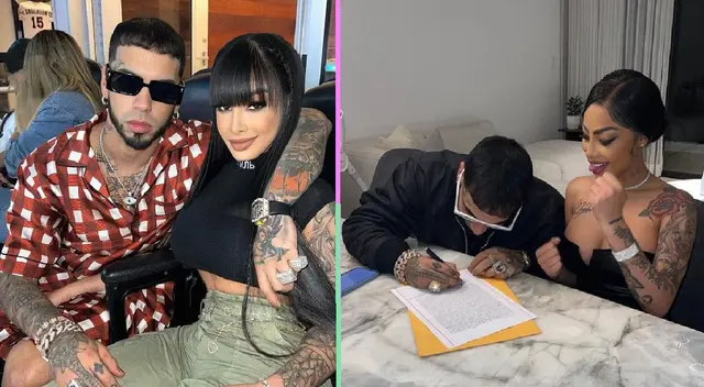 Los cantantes Anuel AA y Yailin confirmaron su boda con estas imágenes.