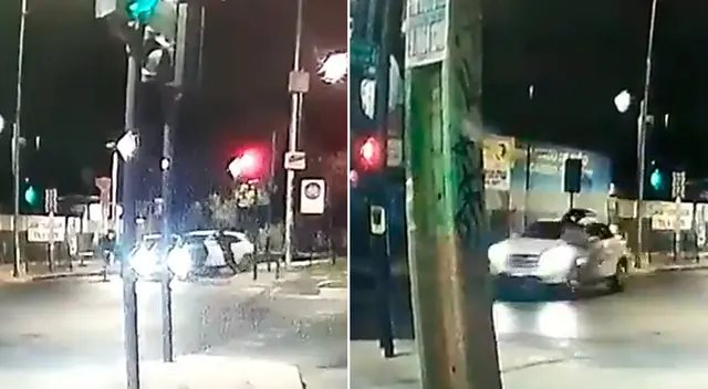 La mujer reaccionó de inmediato y arrolló al ladrón. La mujer reaccionó de inmediato y arrolló al ladrón.