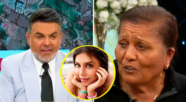 Doña Peta se incomoda con Andrés Hurtado.