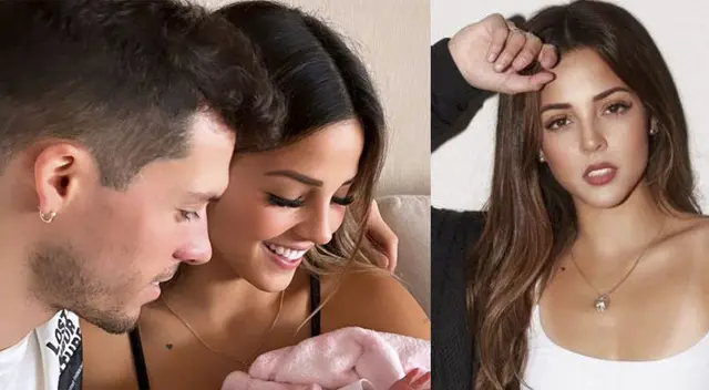 Luciana Fuster feliz por el nacimiento de la sobrina de Patricio Parodi.