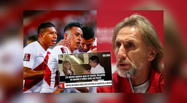 Así fue la reacción de su esposa tras ser consultada sobre renovación con Perú. Así fue la reacción de su esposa tras ser consultada sobre renovación con Perú.