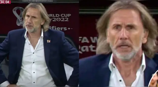 Ricardo Gareca molesto por el desempeño de Perú ante Australia de cara a clasificar al Mundial.
