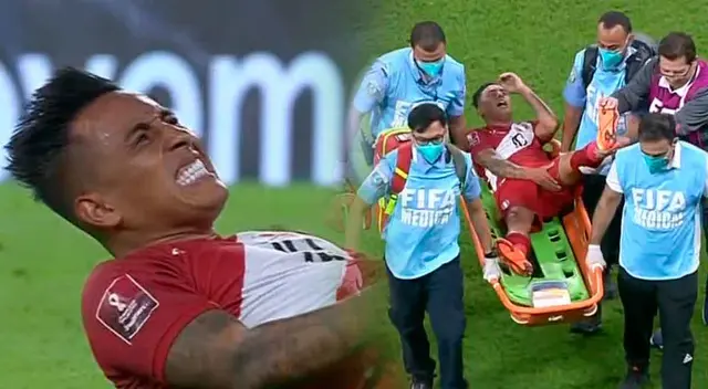 Christian Cueva abandonó la cancha por lesión. Christian Cueva abandonó la cancha por lesión.