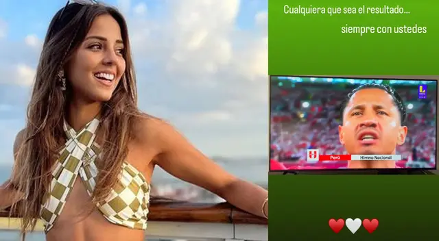 Luciana Fuster apoya cualquier score de la selección peruana.