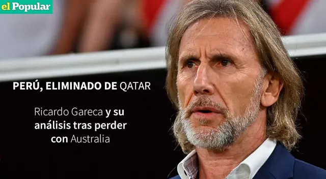 Ricardo Gareca dio sus puntos de vista por la eliminación de Perú.