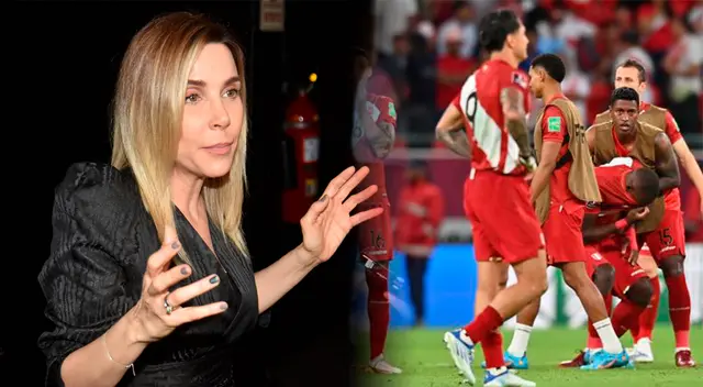 Juliana no pudo contener las lágrinas y sufrió por la eliminación de Perú. Juliana no pudo contener las lágrinas y sufrió por la eliminación de Perú.