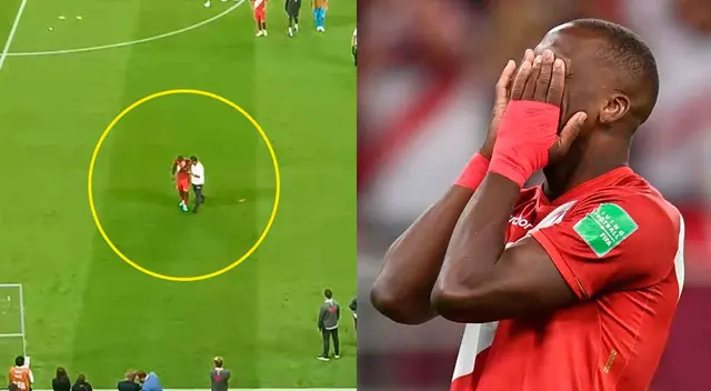 Luis Advíncula se retiró entre lágrimas de la cancha.