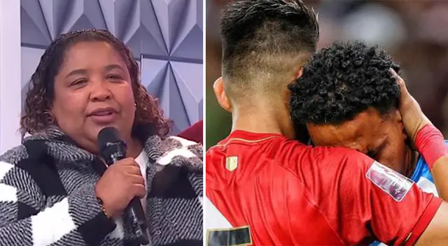 Mamá de Yoshimar Yotún sufre por derrota. Mamá de Yoshimar Yotún sufre por derrota.