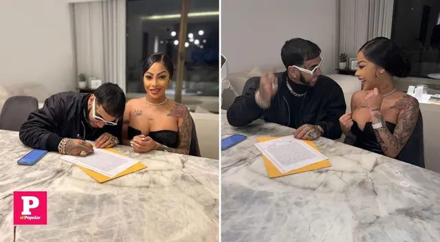 Anuel AA y Yailin La más viral se casan. Anuel AA y Yailin La más viral se casan.