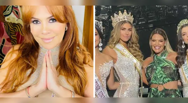 Magaly Medina raja de coronación de Alessia Rovegno.