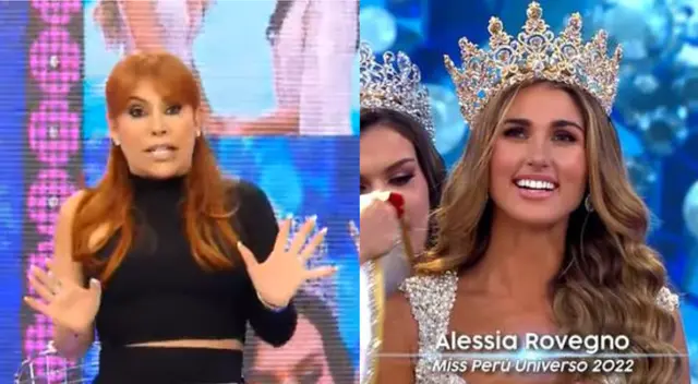 Magaly Medina decepcionada con coronación de Alessia Rovegno.