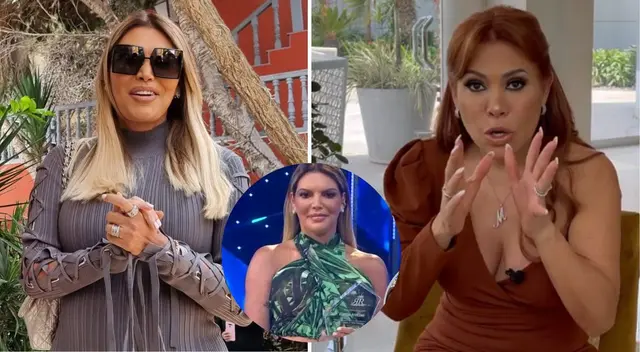 Jessica Newton chotea a su examiga Magaly Medina Jessica Newton chotea a su examiga Magaly Medina