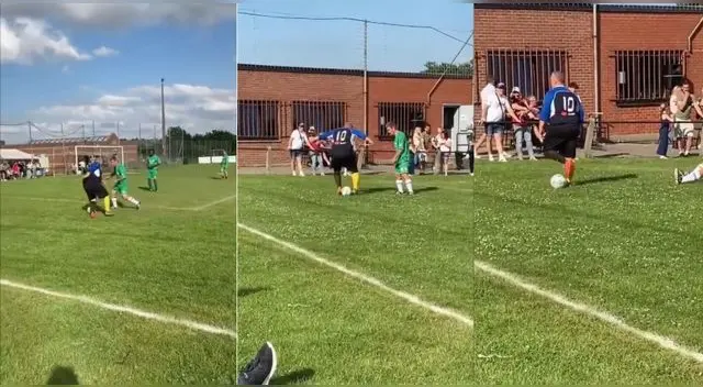 La escena se hizo viral inmediatamente en redes sociales.