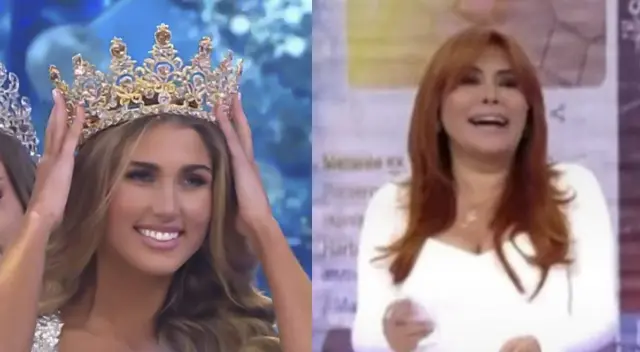 Magaly Medina se burla de Alessia Rovegno. Magaly Medina se burla de Alessia Rovegno.