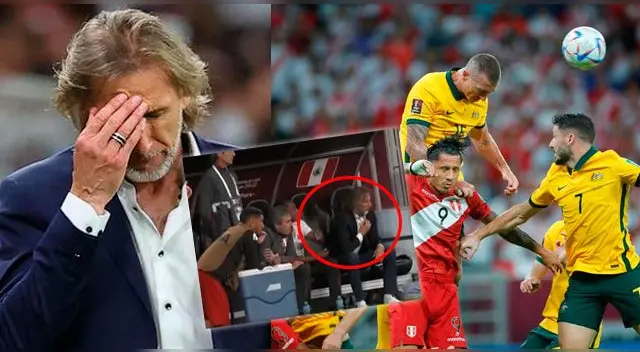 Así vivió el 'Tigre' la tanda de penales de Perú ante Australia.