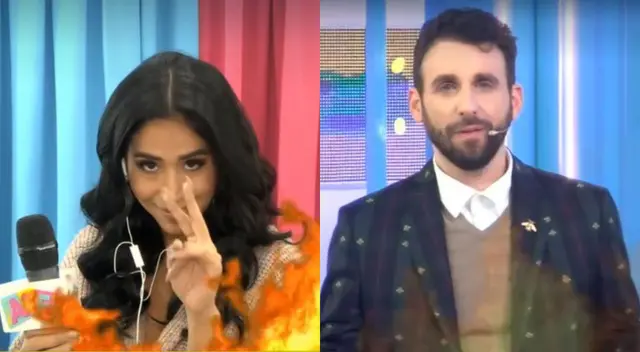 Melissa Paredes le reclama a Peluchín Melissa Paredes le reclama a Peluchín