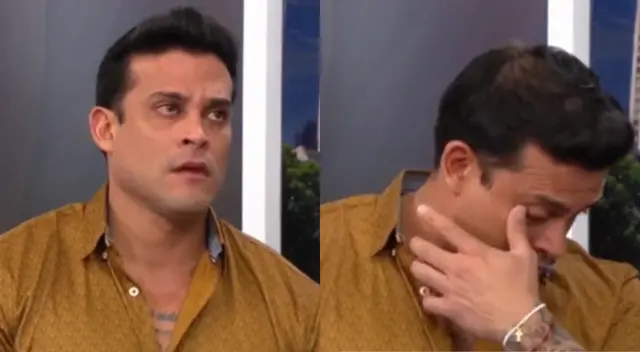 Christian Domínguez no logra contener las lágrimas ante sorpresa por Día del Padre. Christian Domínguez no logra contener las lágrimas ante sorpresa por Día del Padre.