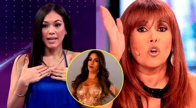 La conductora Jazmín Pinedo no tuvo reparos al decirle a Magaly Medina que ella paga para entrevistar.
