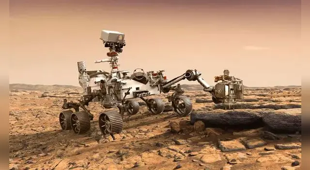 El rover Perseverance llegó a la superficie de Marte el 18 de febrero. La misión interplanetaria durará aproximadamente dos años. Foto: NASA