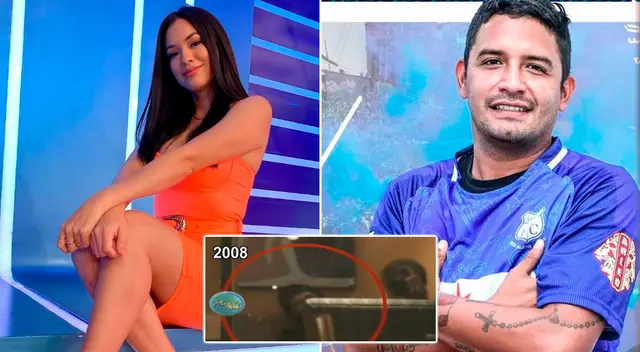 Jazmín Pinedo y Reimond Manco fueron ampayados en el 2008.