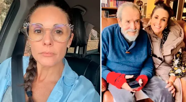 Rebeca Escribens se despide de su papá. Rebeca Escribens se despide de su papá.