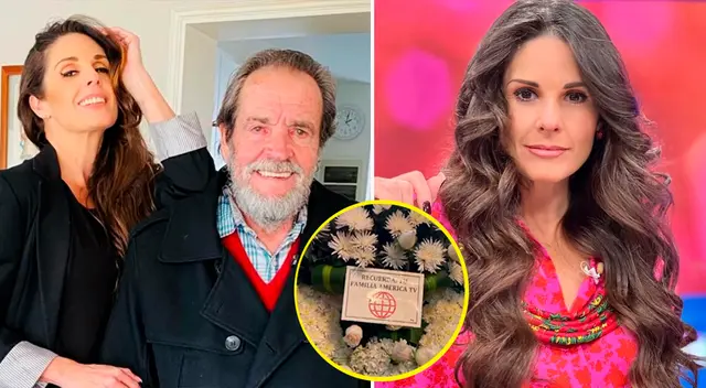 Rebeca Escribens recibió detalle de América Televisión.