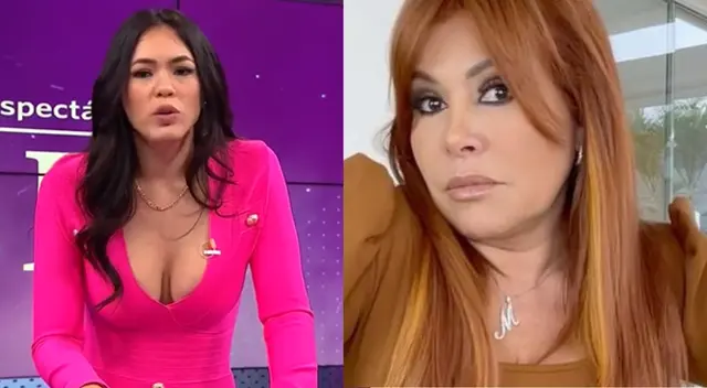 Jamín Pinedo le recuerda sus matrimonios a Magaly Medina.