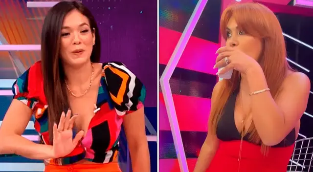 Jazmín Pinedo arremete contra Magaly Medina. Jazmín Pinedo arremete contra Magaly Medina.