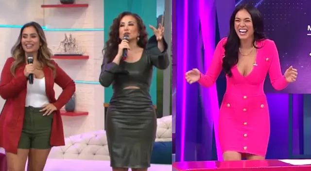 Janet Barboza felicita a Jazmín Pinedo tras haber arremetido contra Magaly Medina. Janet Barboza felicita a Jazmín Pinedo tras haber arremetido contra Magaly Medina.